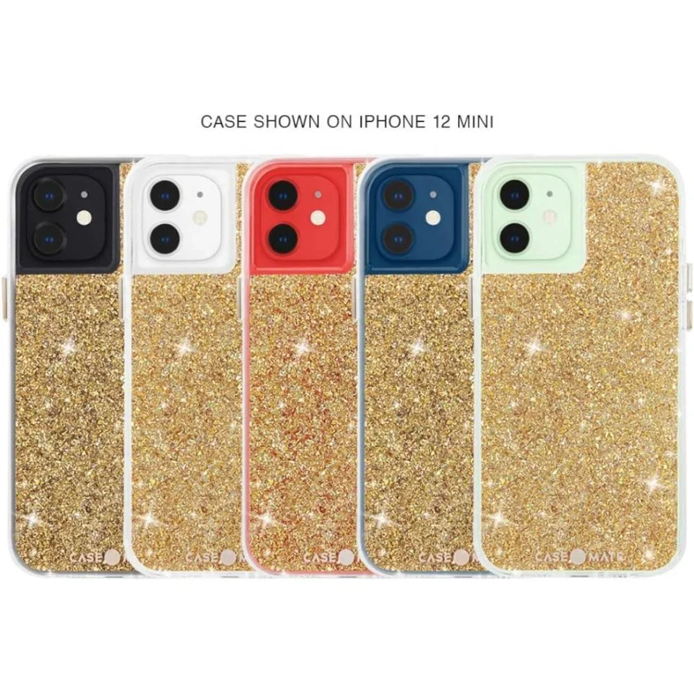 iPhone 12 Mini‎ Case Mate Twinkle Series Hybrid Case Stardust Gold
